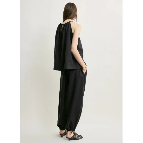 Toteme Parachute halter top in Black, view 4