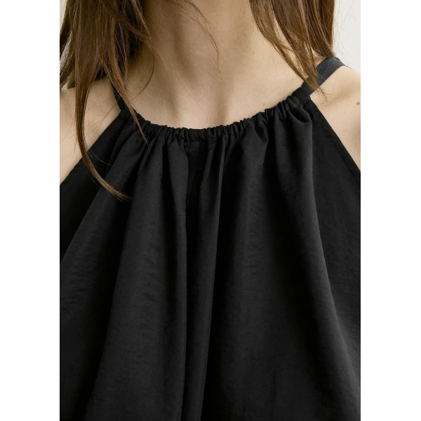 Toteme Parachute halter top in Black, view 6