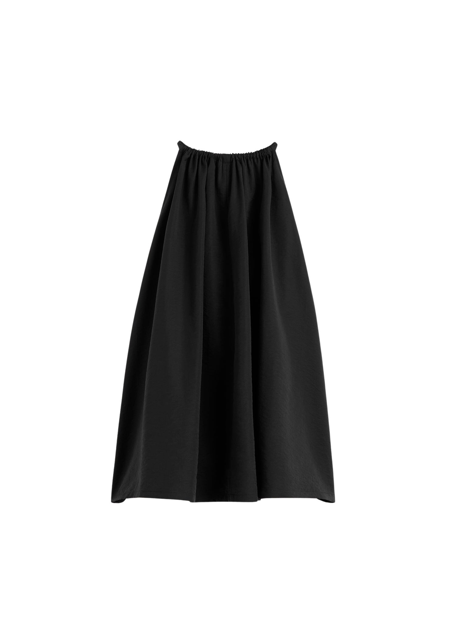 Totême Parachute halter top in Black - Tops - Scandinavian Minimalist Luxury at Luxury Shoes 