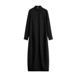 Toteme Parachute shirtdress in Black Dress