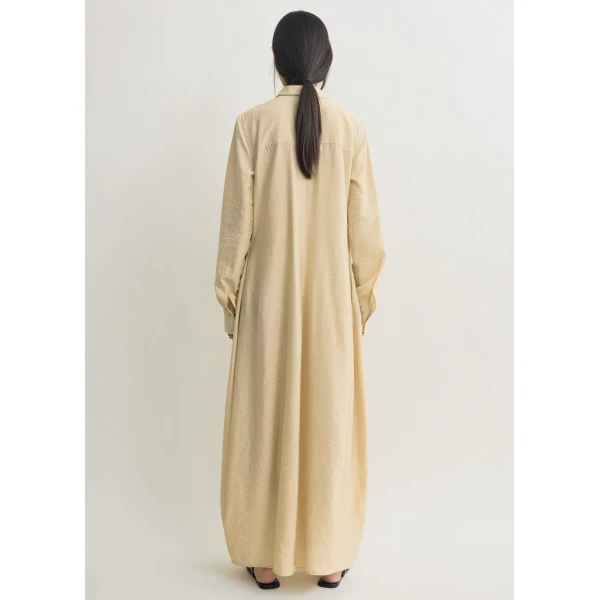 Toteme Parachute shirtdress in Stone Dress, view 4