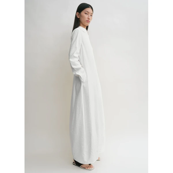 Toteme Parachute shirtdress in White Dress, view 3