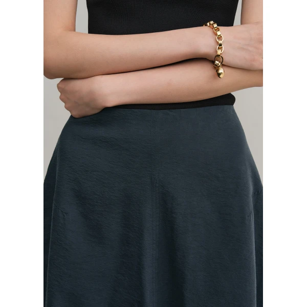 Toteme Parachute skirt in Nightfall, view 6