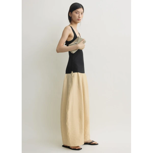 Toteme Parachute skirt in Stone, view 3