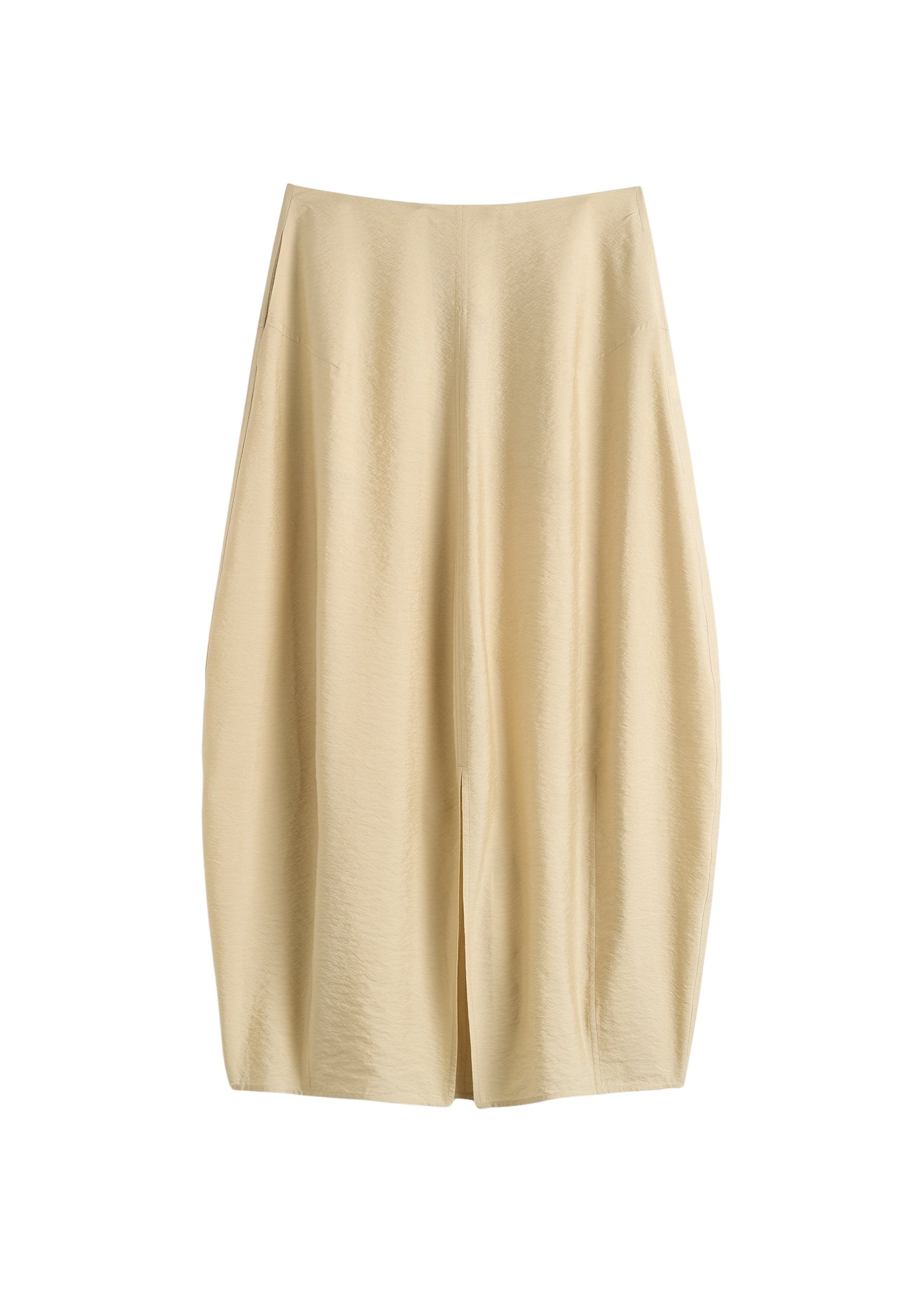 Totême Parachute skirt in Stone - Skirts - Scandinavian Minimalist Luxury at Luxury Shoes 