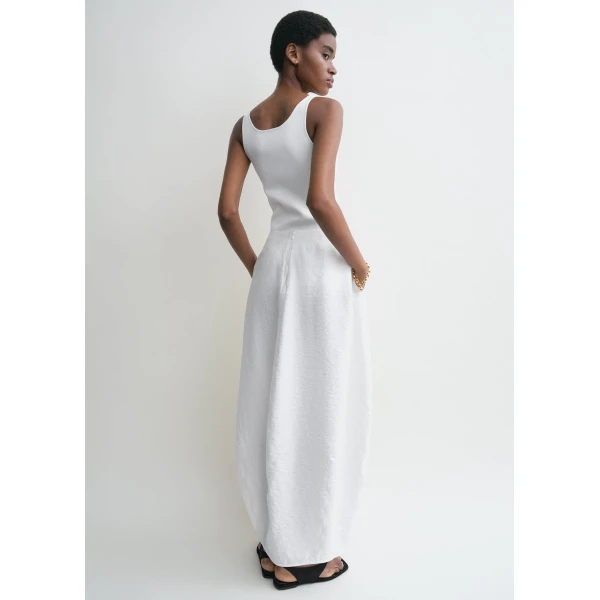 Toteme Parachute skirt in White, view 4