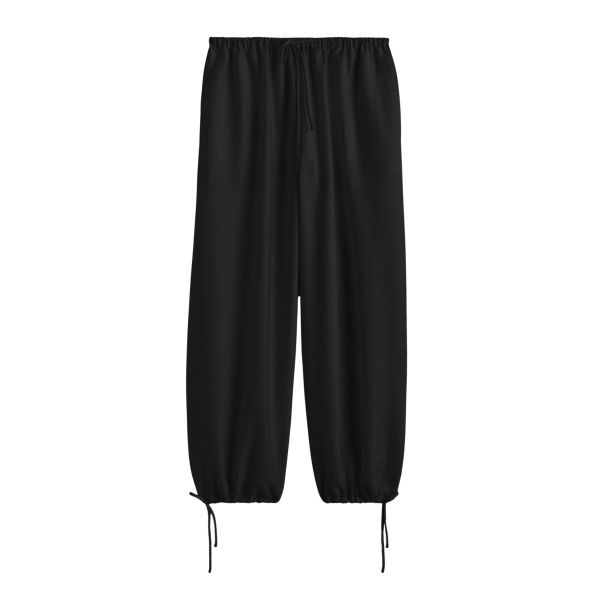 Totême Parachute trousers in Black - Pants - Scandinavian Minimalist Luxury at Luxury Shoes 