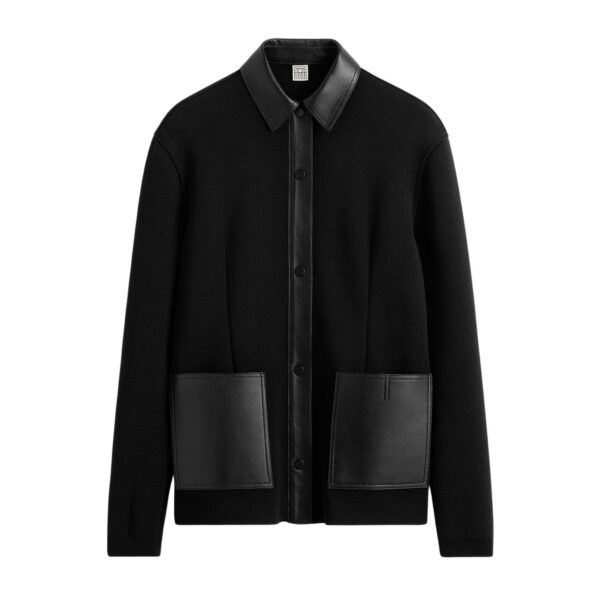 Toteme Patch pocket shirt in Black