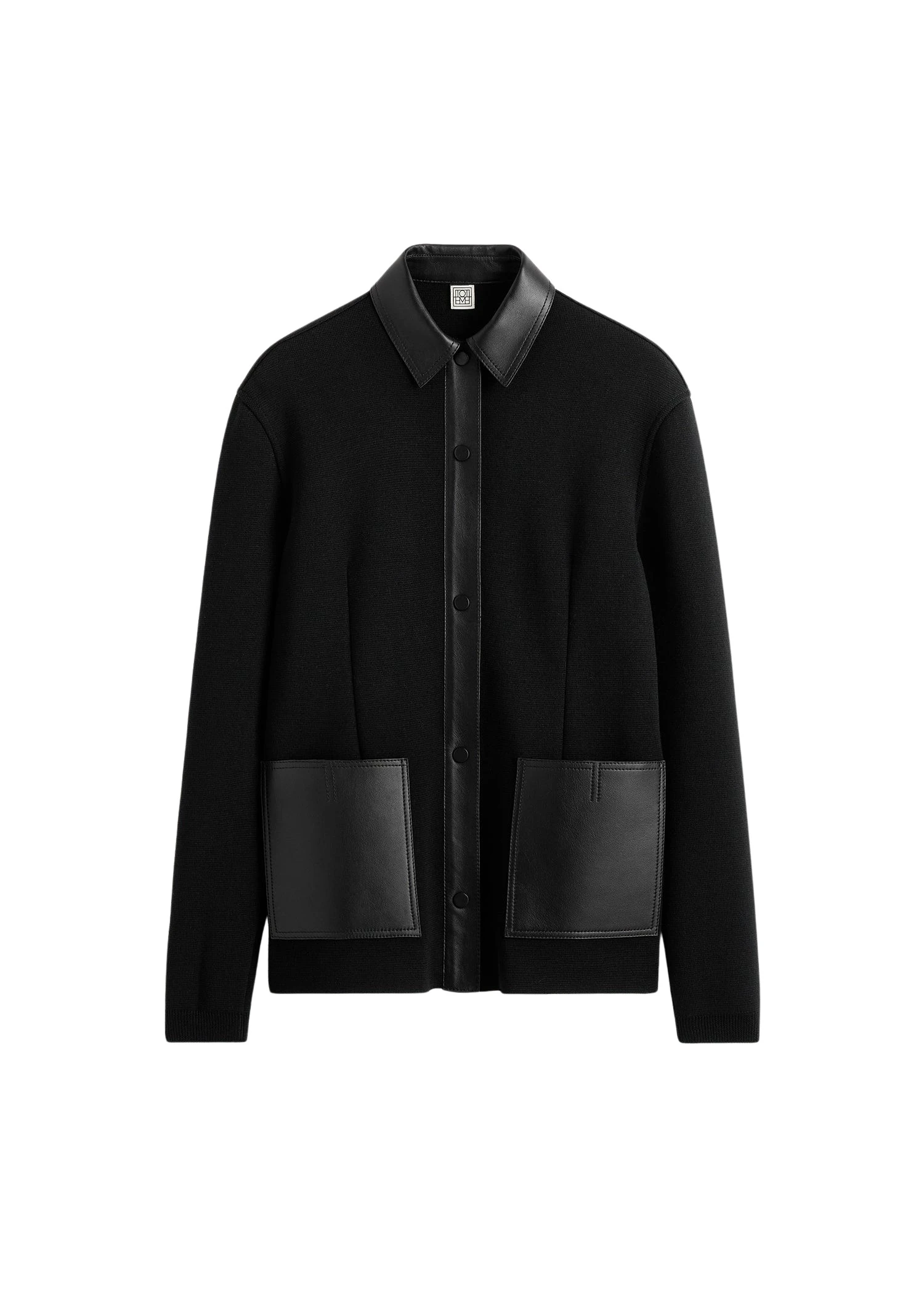 Toteme Patch pocket shirt in Black