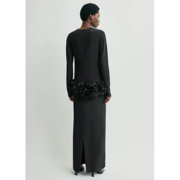 Toteme Petal dress in Black, view 4