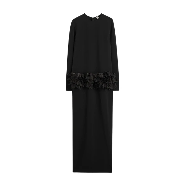 Toteme Petal dress in Black