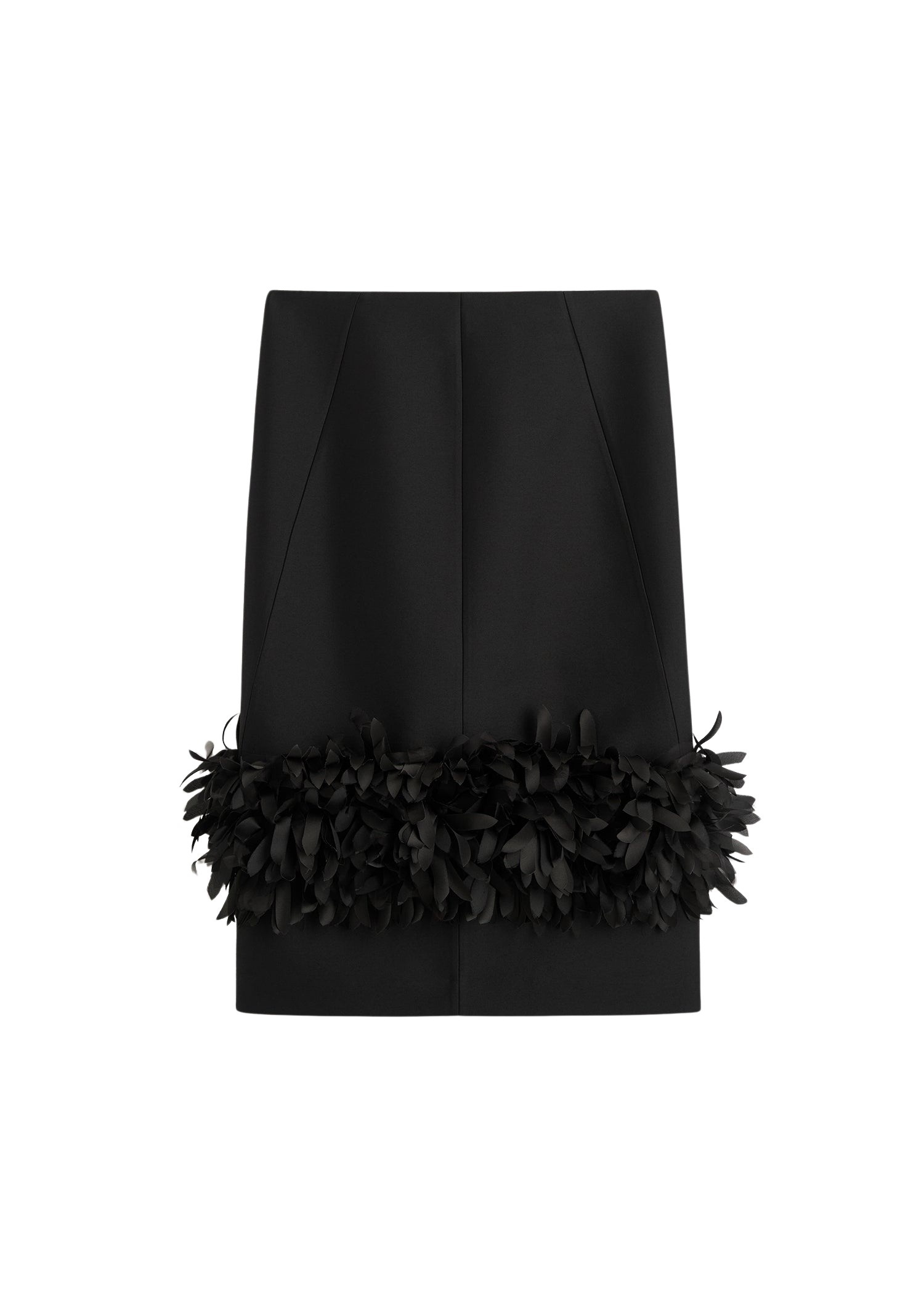 Totême Petal skirt in Black - Skirts - Scandinavian Minimalist Luxury at Luxury Shoes 