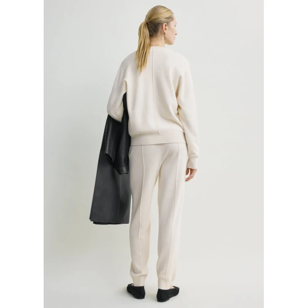 Toteme Pintucked sweater in Ecru, view 4