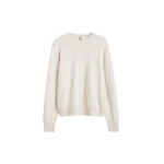 Toteme Pintucked sweater in Ecru