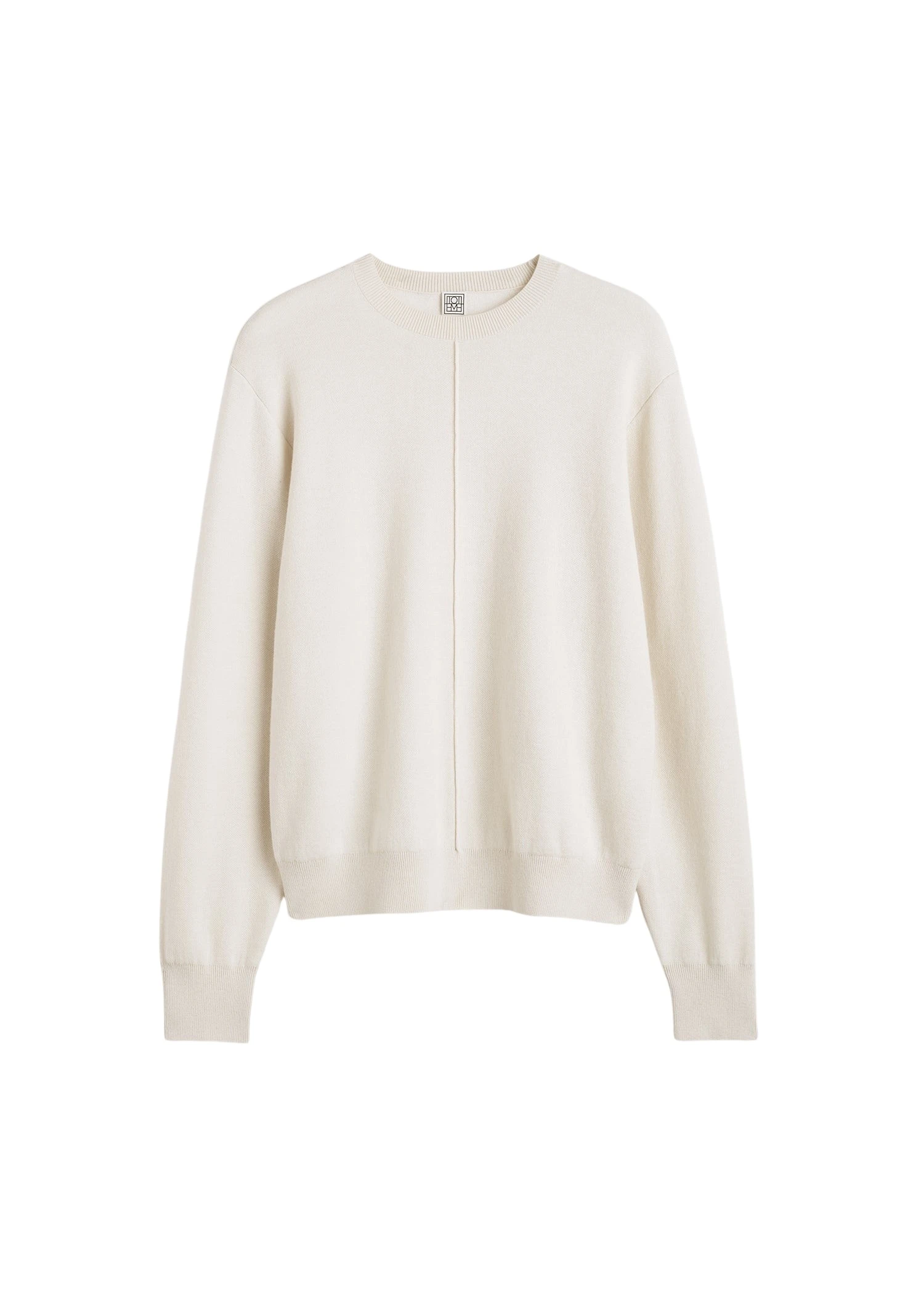 Toteme-Pintucked-sweater-in-Ecru71150_nobg Toteme Pintucked sweater in Ecru