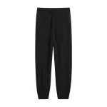 Toteme Pintucked sweatpants charcoal in Charcoal melange