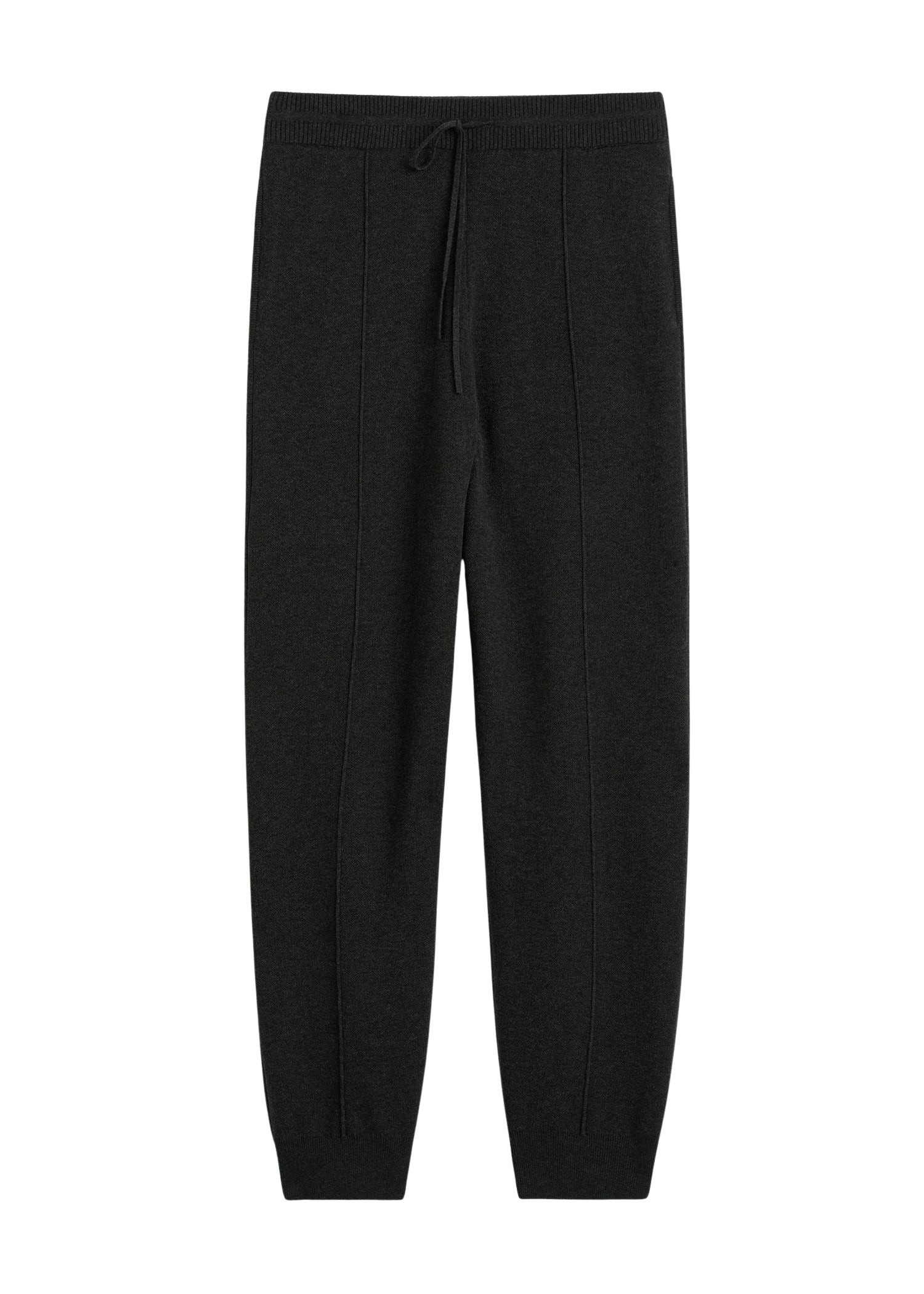 Totême Pintucked sweatpants charcoal in Charcoal melange - Pants - Scandinavian Minimalist Luxury at Luxury Shoes 