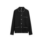 Toteme Piped pj top in Black