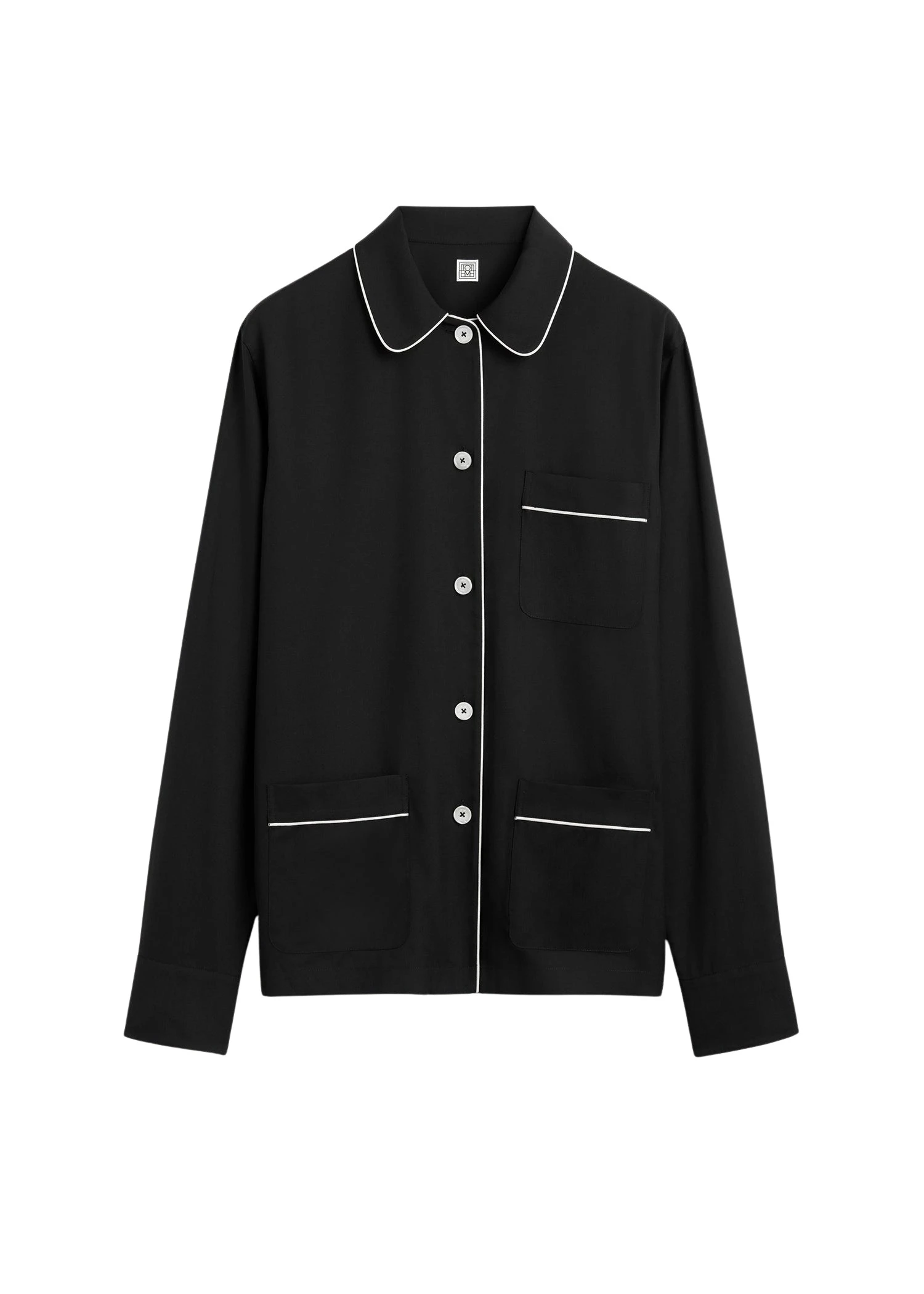 Toteme-Piped-pj-top-in-Black39611_nobg Toteme Piped pj top in Black
