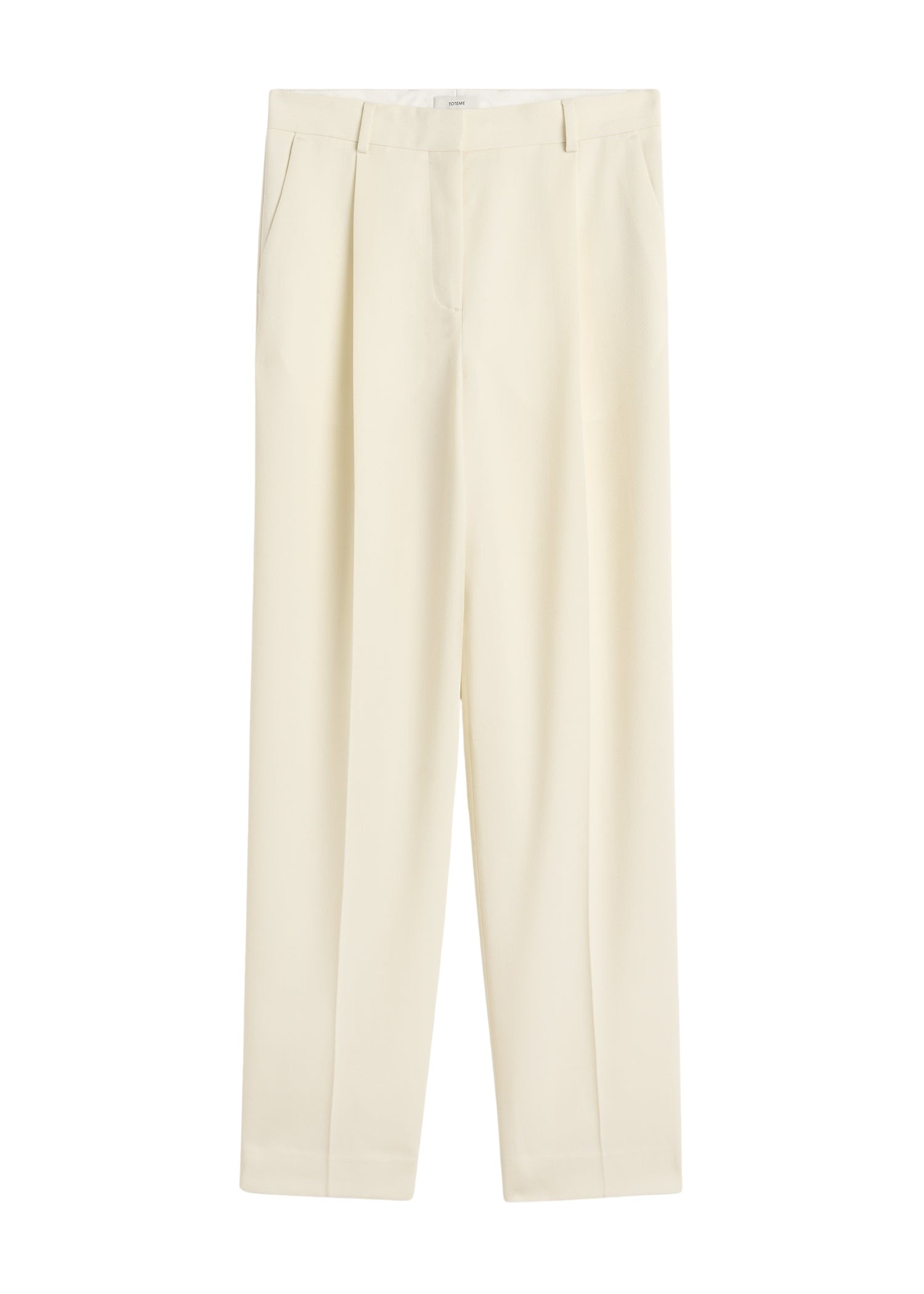 Totême Pleat trousers in Off-white - Pants - Scandinavian Minimalist Luxury at Luxury Shoes 