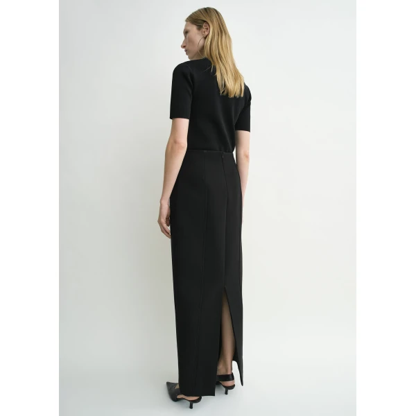 Toteme Pocket suit skirt in Black, view 4