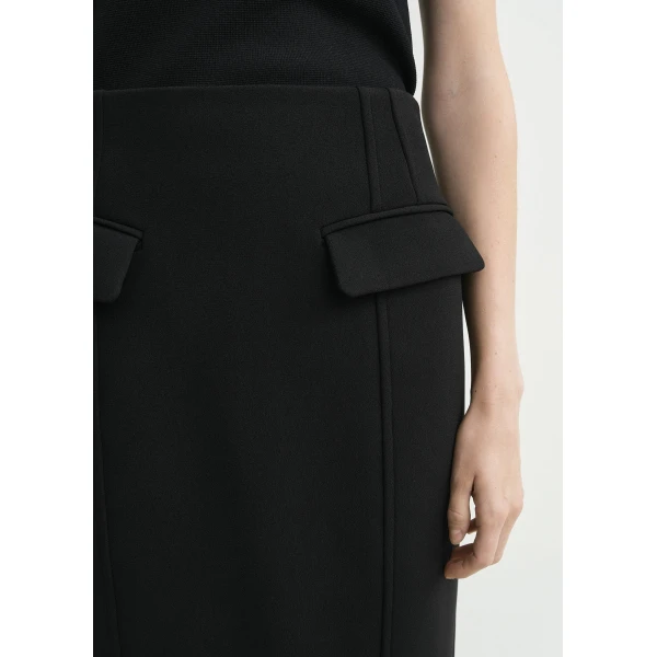 Toteme Pocket suit skirt in Black, view 6