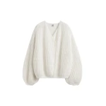 Toteme Puffed cardigan off-white in Off white