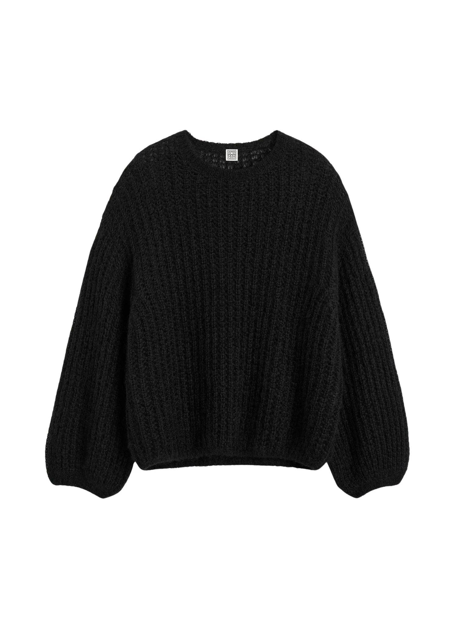 Toteme-Puffed-knit-in-Black68663_nobg Toteme Puffed knit in Black