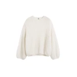 Toteme Puffed knit off-white in Off white
