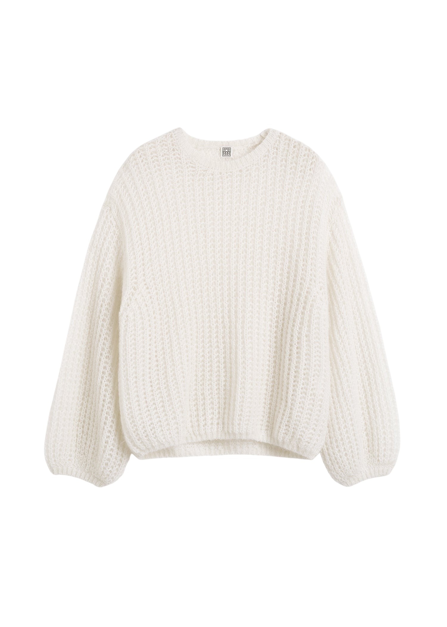 Totême Puffed knit off-white in Off white - Knitwear - Scandinavian Minimalist Luxury at Luxury Shoes 