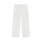Toteme Relaxed chino trousers in White