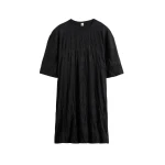 Toteme Relaxed tee dress in Black