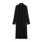 Toteme Rounded neckline dress in Black