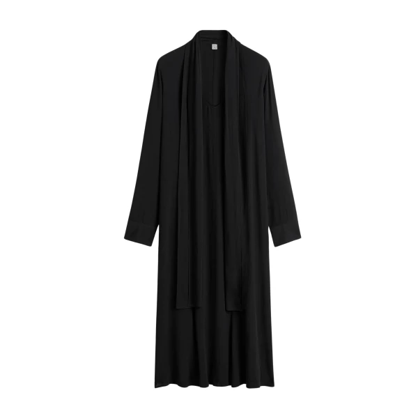 Toteme Rounded neckline dress in Black