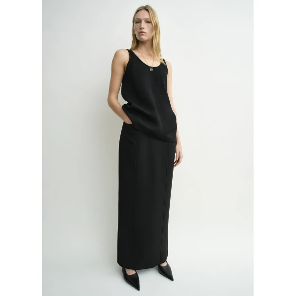 Toteme Sablé tank in Black Top, view 2