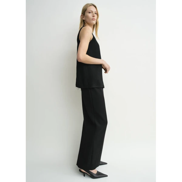 Toteme Sablé tank in Black Top, view 3