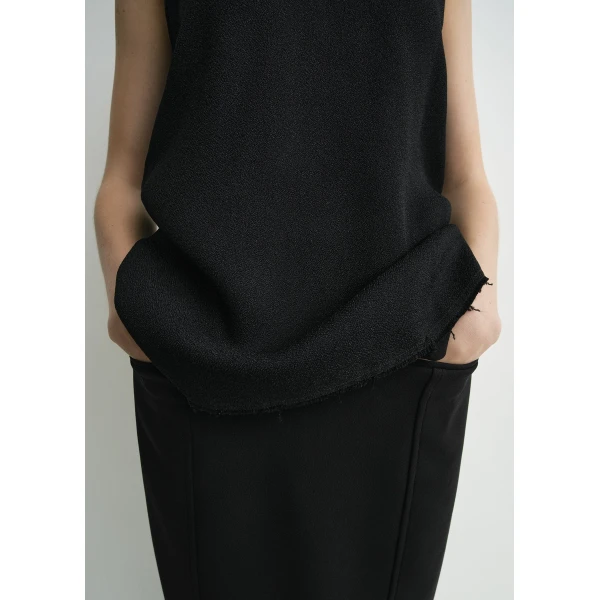 Toteme Sablé tank in Black Top, view 6