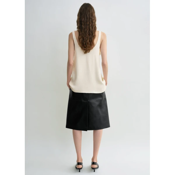 Toteme Sablé tank in Macadamia Top, view 4