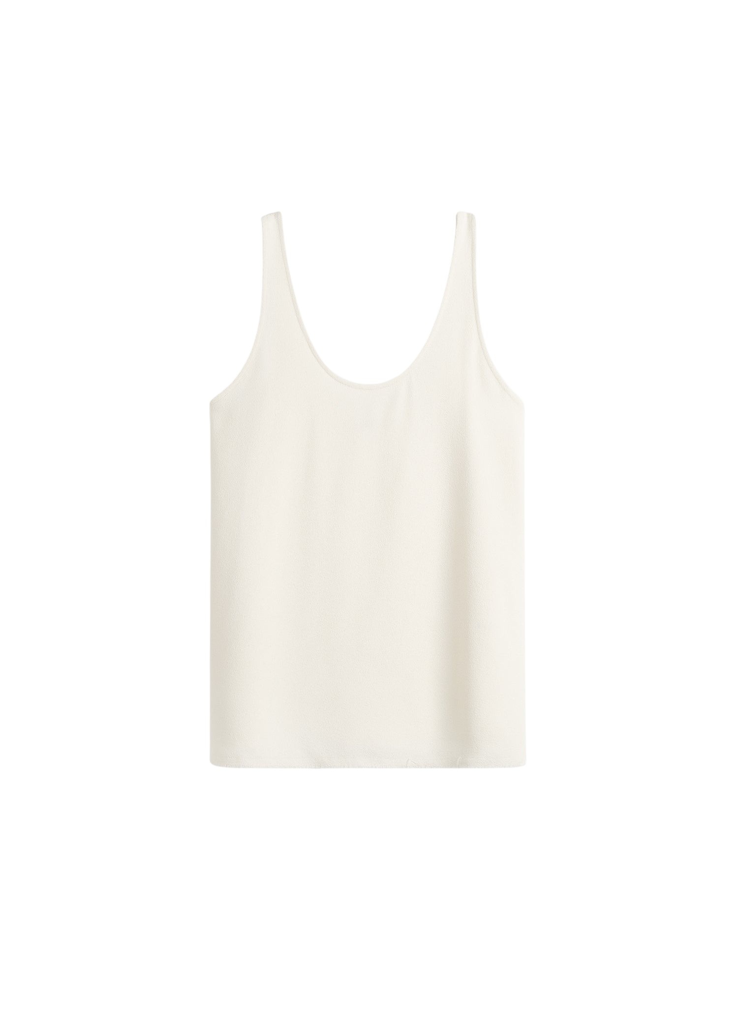 Totême Sablé tank in Macadamia - Tops - Scandinavian Minimalist Luxury at Luxury Shoes 