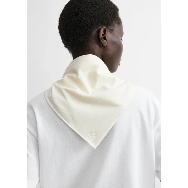 Toteme Scarf tee in White / Ecru, view 5