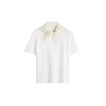 Toteme Scarf tee in White / Ecru