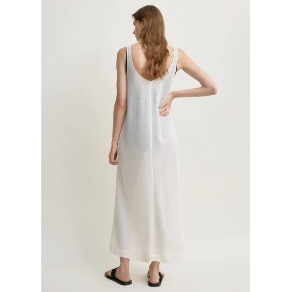 Toteme Scoop cover-up in Macadamia Dress, view 4
