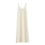Toteme Scoop cover-up in Macadamia Dress