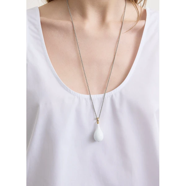 Toteme Scoop poplin tank in White Top, view 5