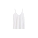 Toteme Scoop poplin tank in White Top