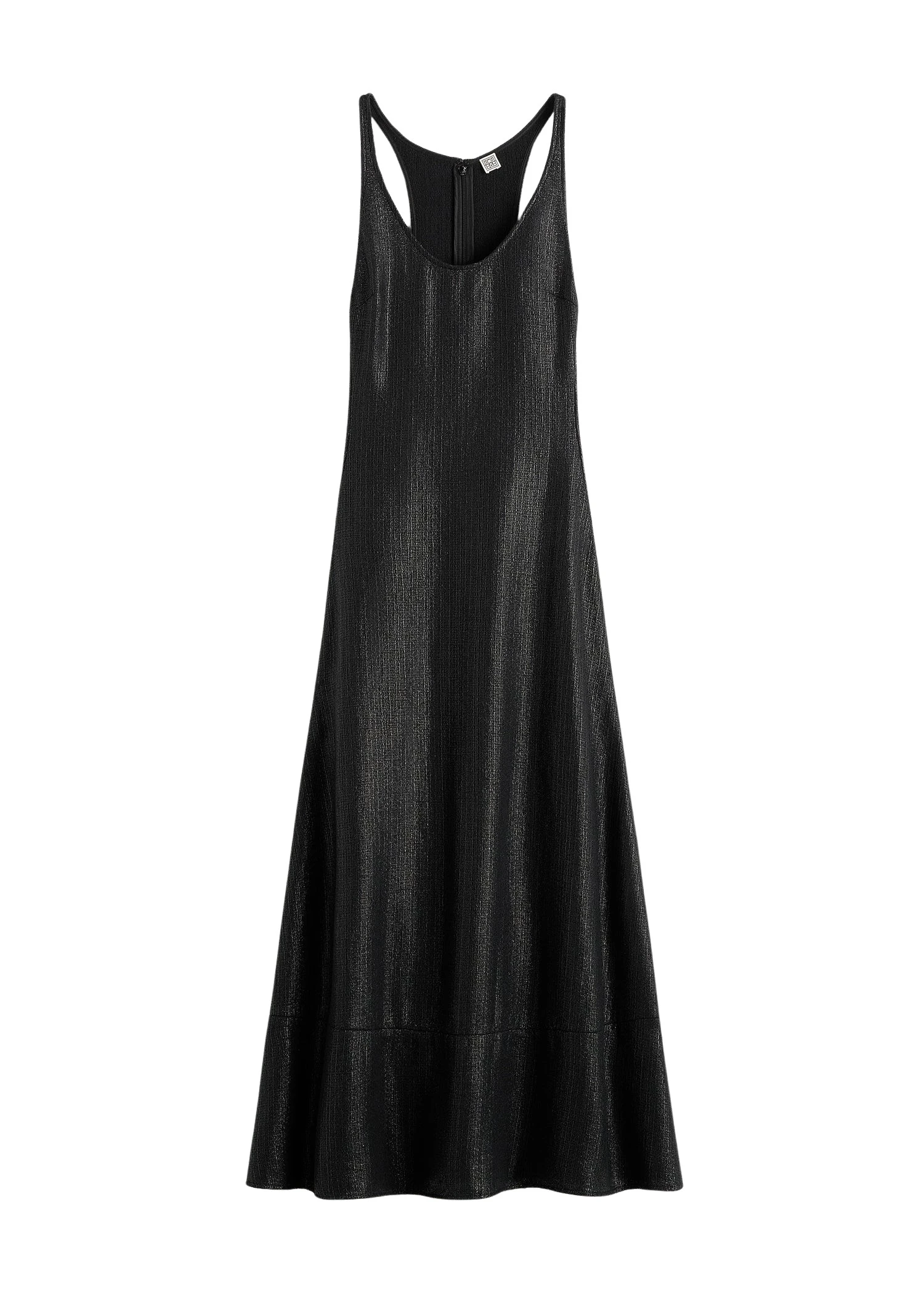 Toteme Sculpted cotton dress in Black