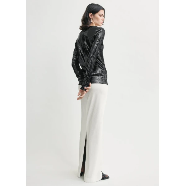 Toteme Sequin top in Black, view 4