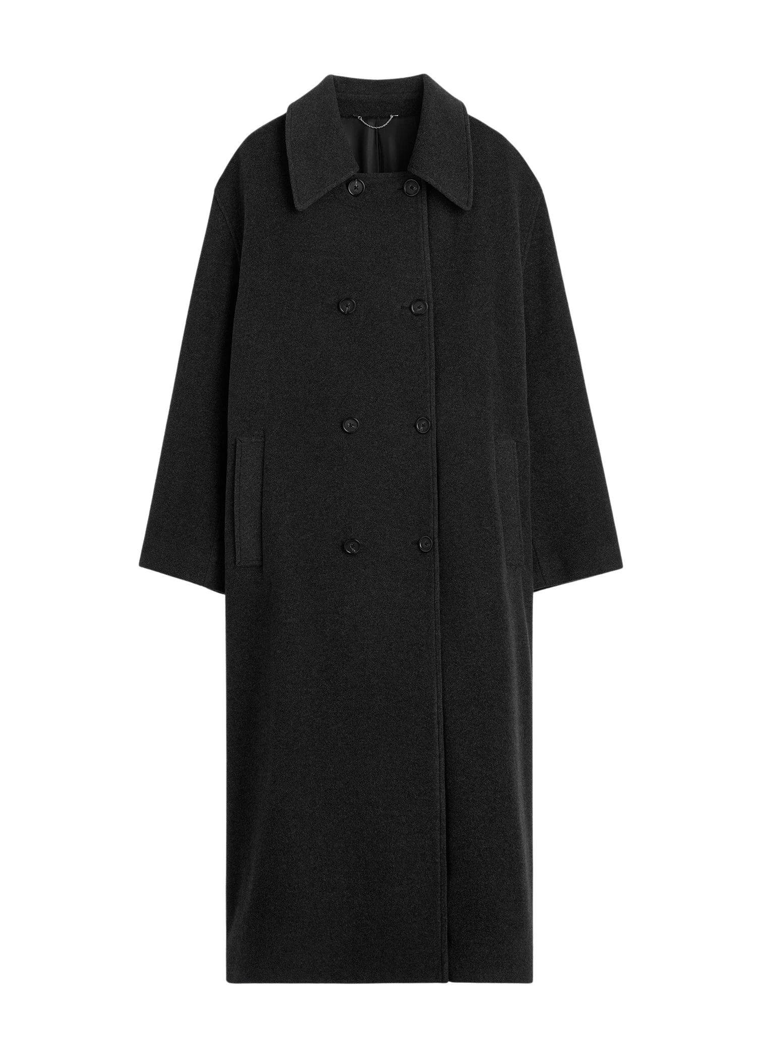 Shield coat charcoal in Charcoal melange