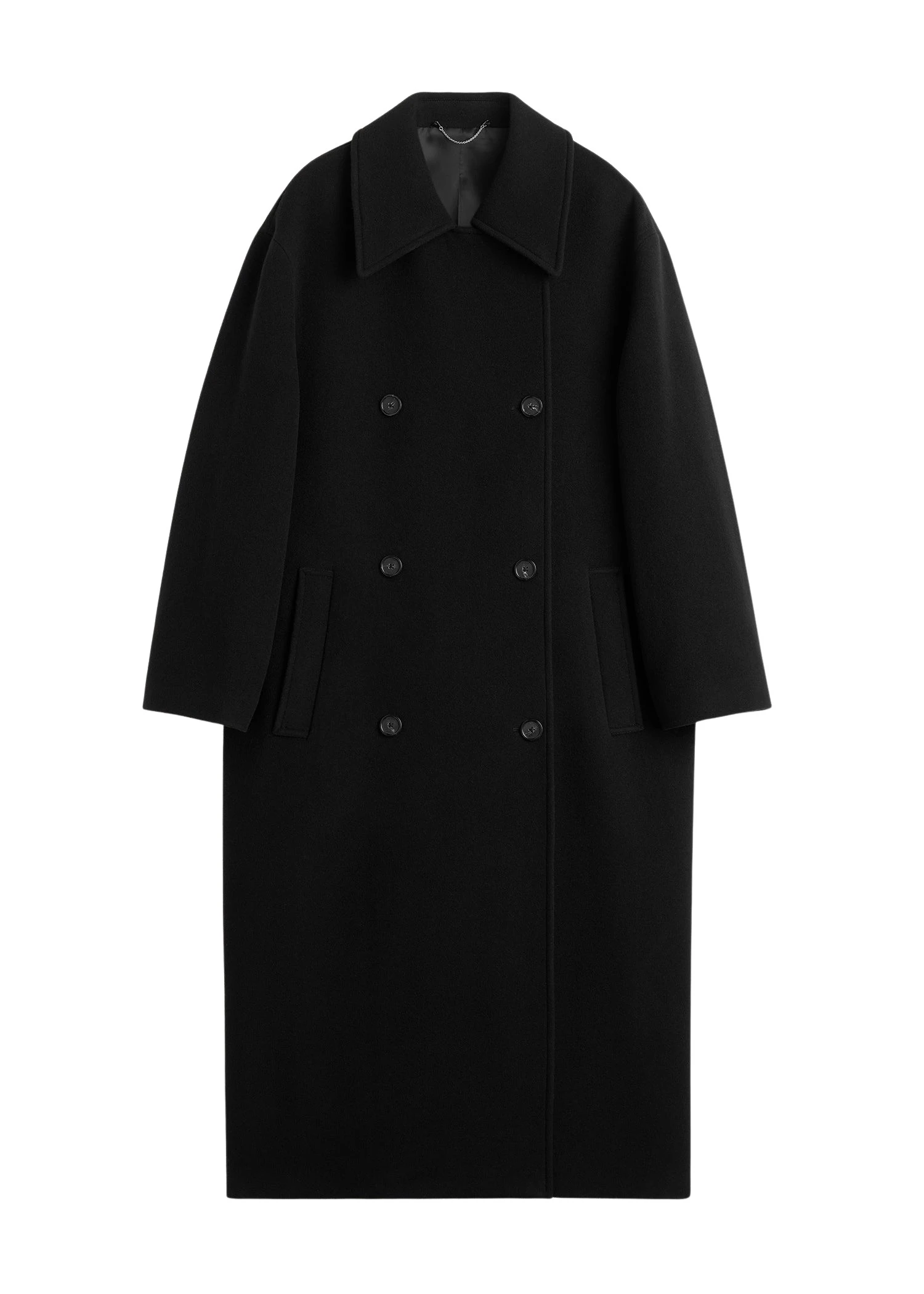 Shield coat in Black