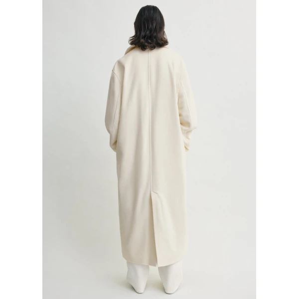 Toteme Shield coat in Ecru, view 4